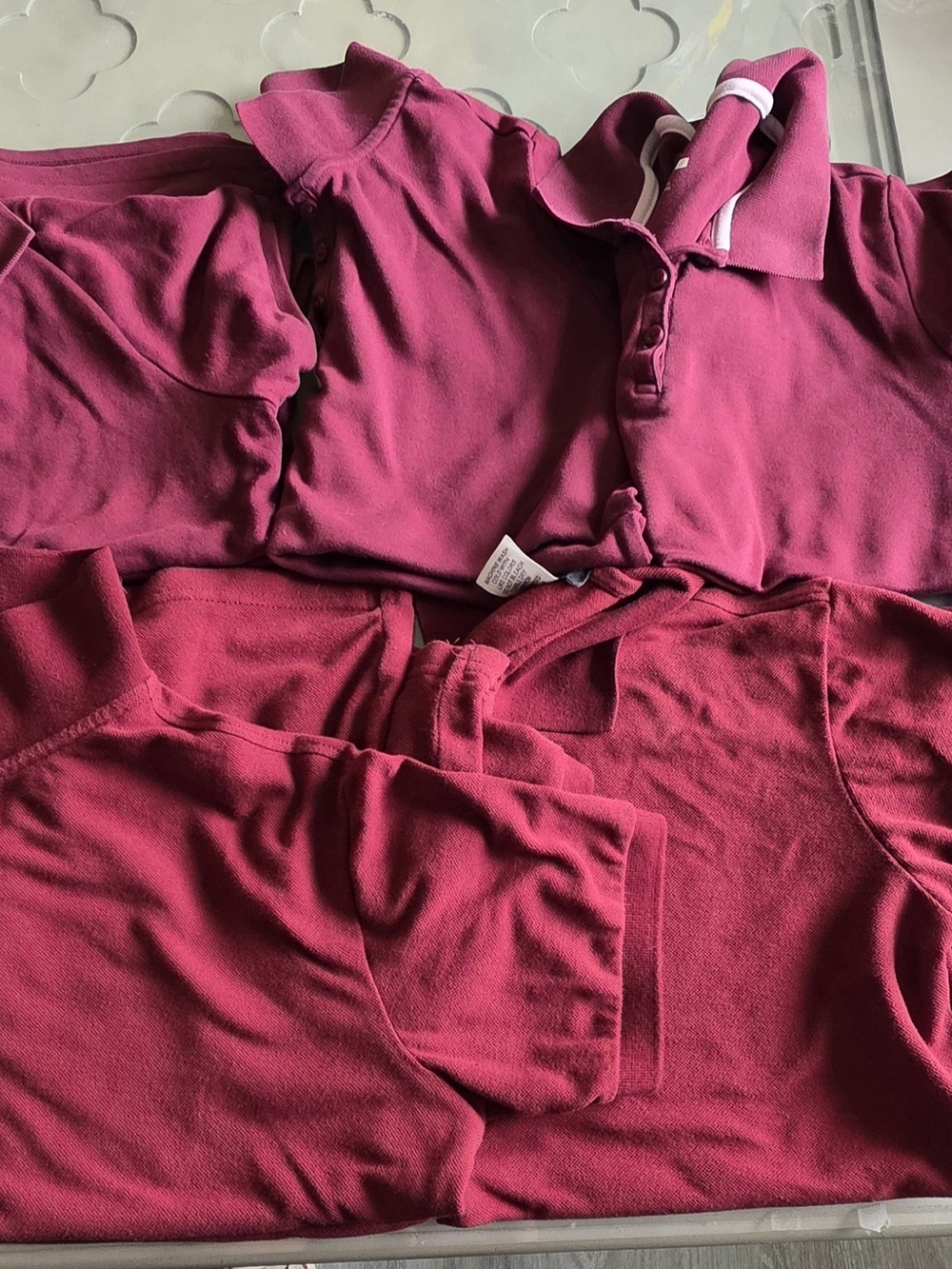 5 TOPS UNIFORM GIRL SIZE 18